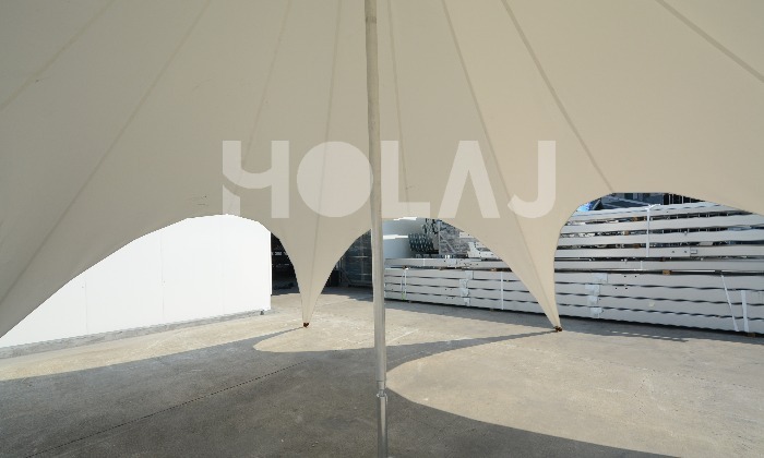 單峰星型天幕帳篷